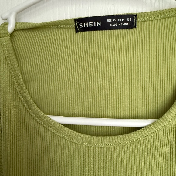 SHEIN Light Green Cut Out Dress - Picture 5 of 5